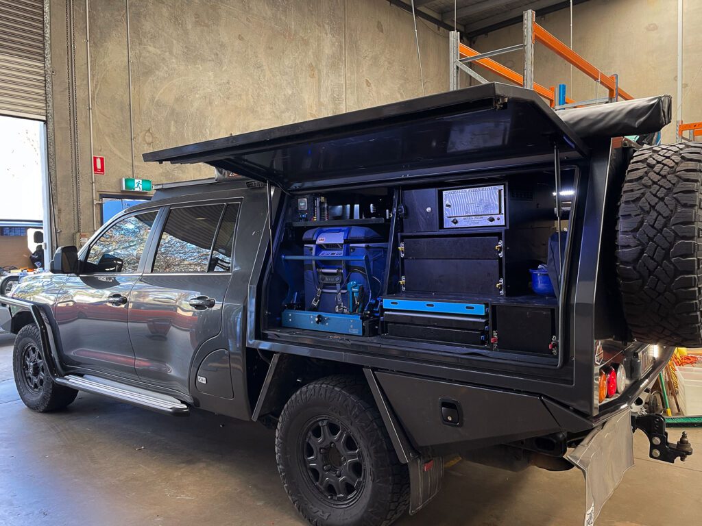 This case involved a Toyota Landcruiser Chop Ute to improve the charging capacity and usability of the lithium battery.