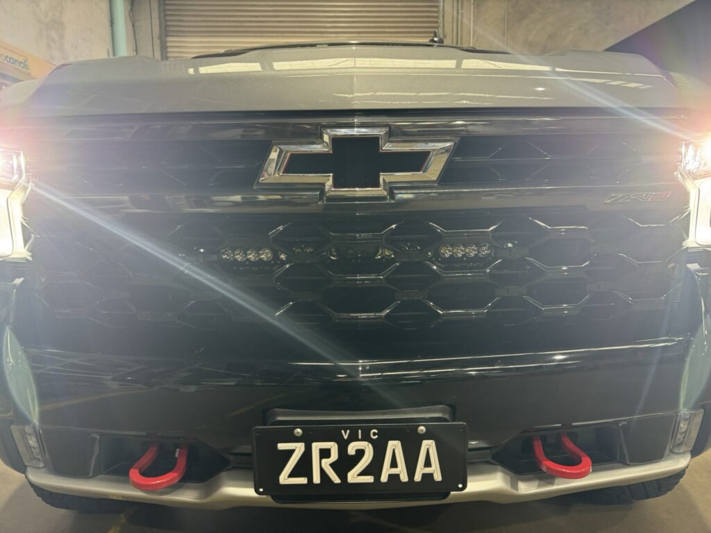 Behind the Grill Lightbar Installation