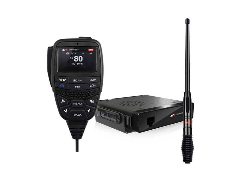 Compact Hideaway UHF Radio With Bluetooth & Arial