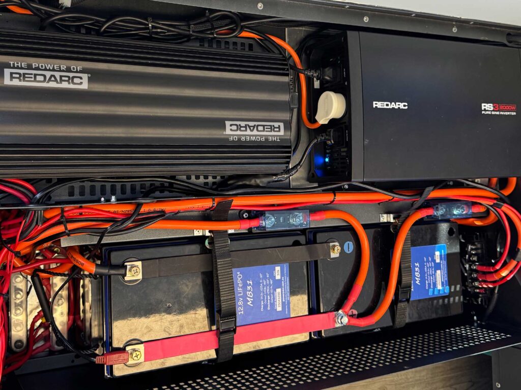 REDARC Alpha BCDC50 and PowerPaul Lithium Battery Upgrade for Track T4 Rhapsody