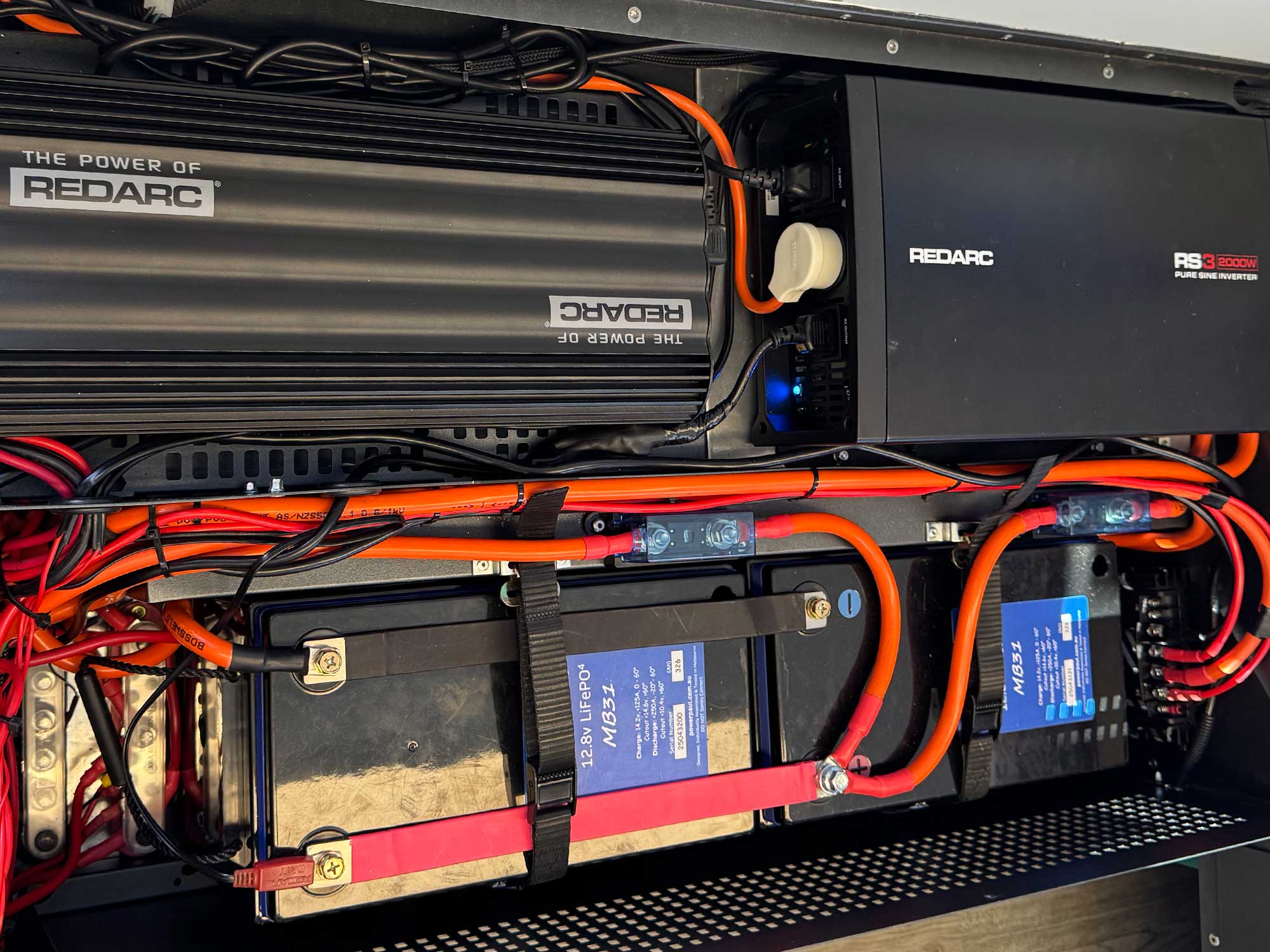 REDARC Alpha BCDC50 and PowerPaul Lithium Battery Upgrade for Track T4 Rhapsody