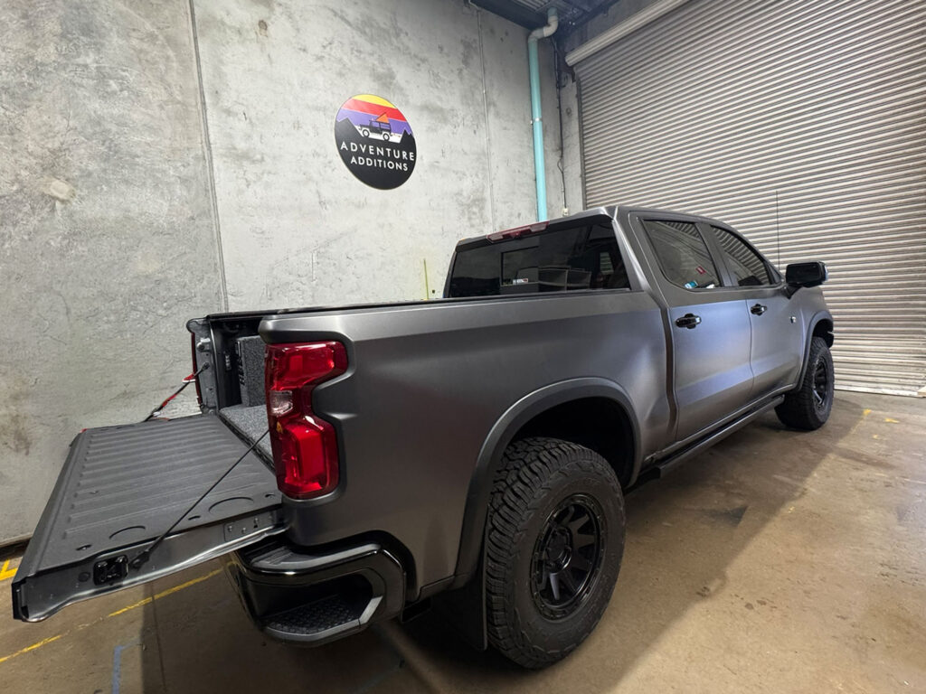 2026 Chevy Silverado Custom Cabinetry with 12V Power System Installation