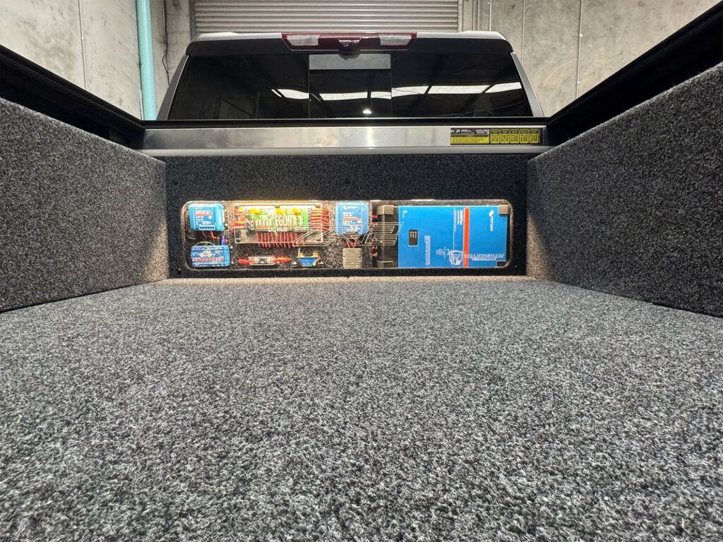 Clean, secure off-grid power management built into the bulkhead