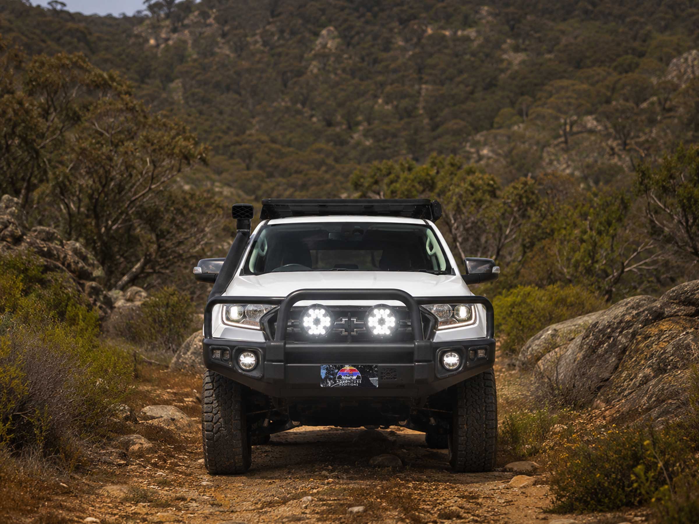 Private 4x4s and utes used for remote touring and off-road travel