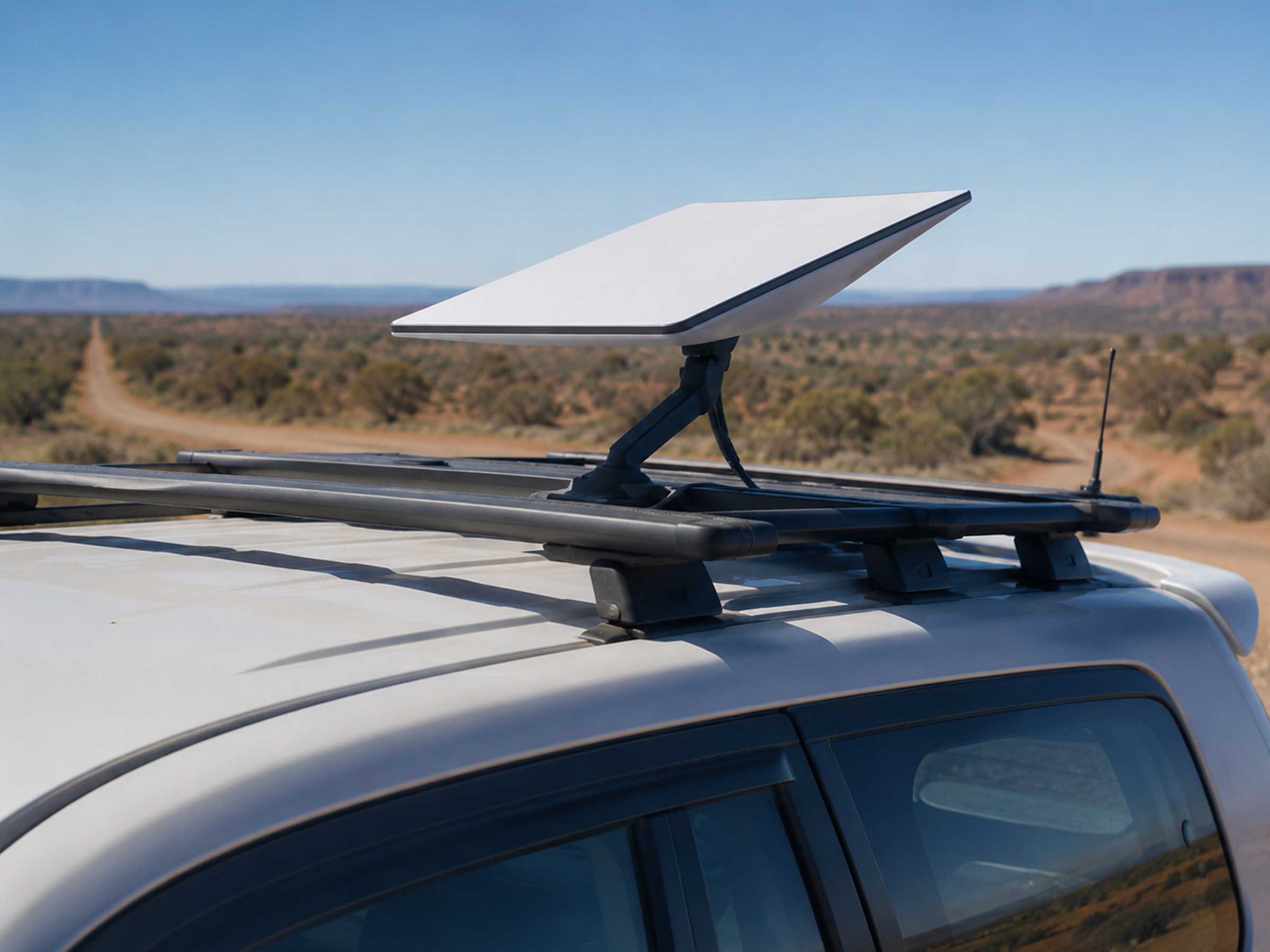 Off-grid touring through areas with no mobile phone coverage
