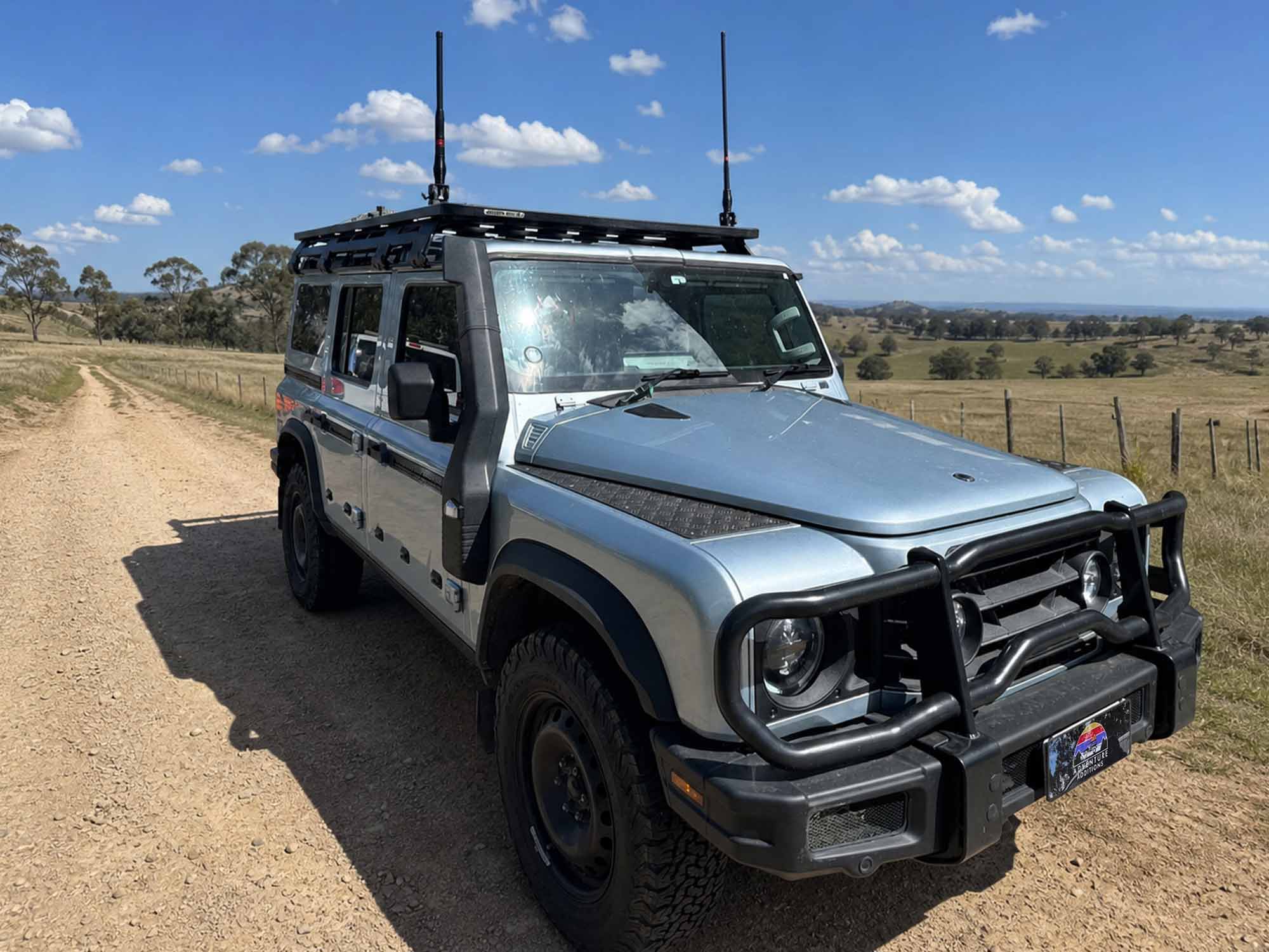 Private 4x4s and utes used for remote touring and off-road travel