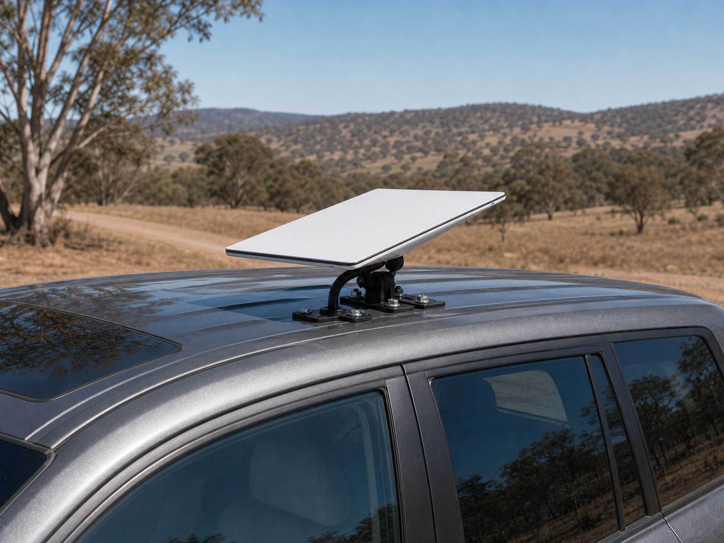 Off-grid touring through areas with no mobile phone coverage